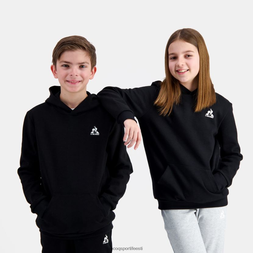ee Le Coq Sportif Riietus lapsed kapuutsiga dressipluus must must TT862D399