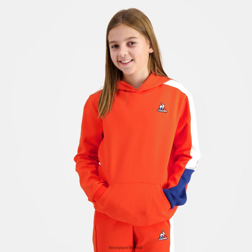 ee Le Coq Sportif Riietus lapsed kapuutsiga dressipluus oranž oranž TT862D643