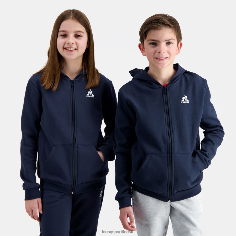 ee Le Coq Sportif Riietus lapsed sinise lukuga kapuutsiga dressipluus sinine TT862D398