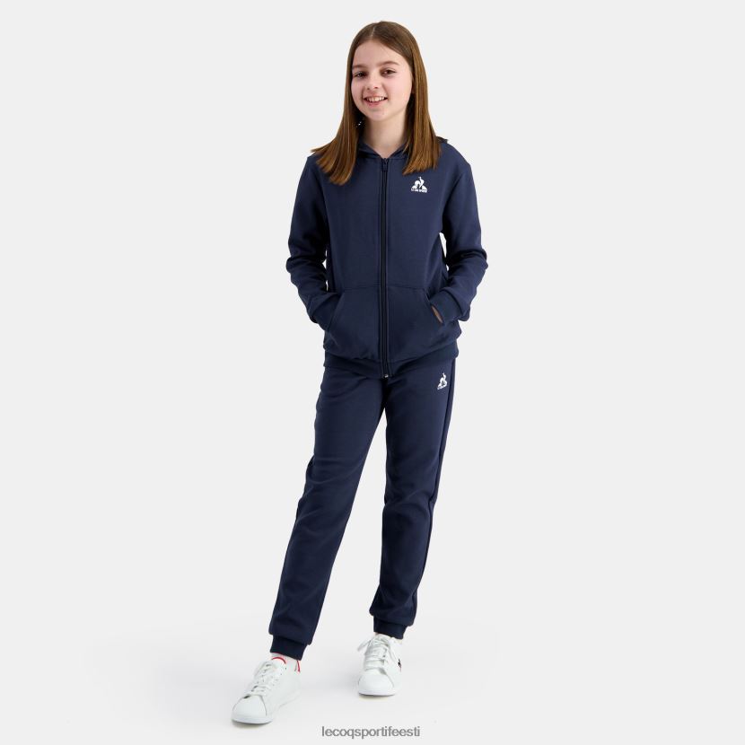 ee Le Coq Sportif Riietus lapsed sinise lukuga kapuutsiga dressipluus sinine TT862D398