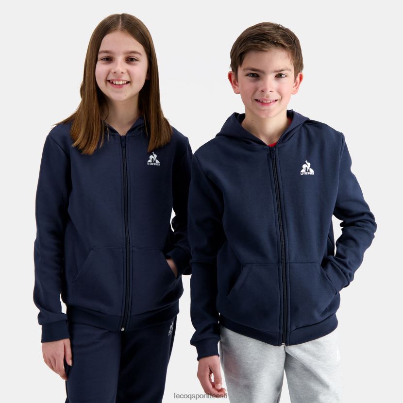 ee Le Coq Sportif Riietus lapsed sinise lukuga kapuutsiga dressipluus sinine TT862D398