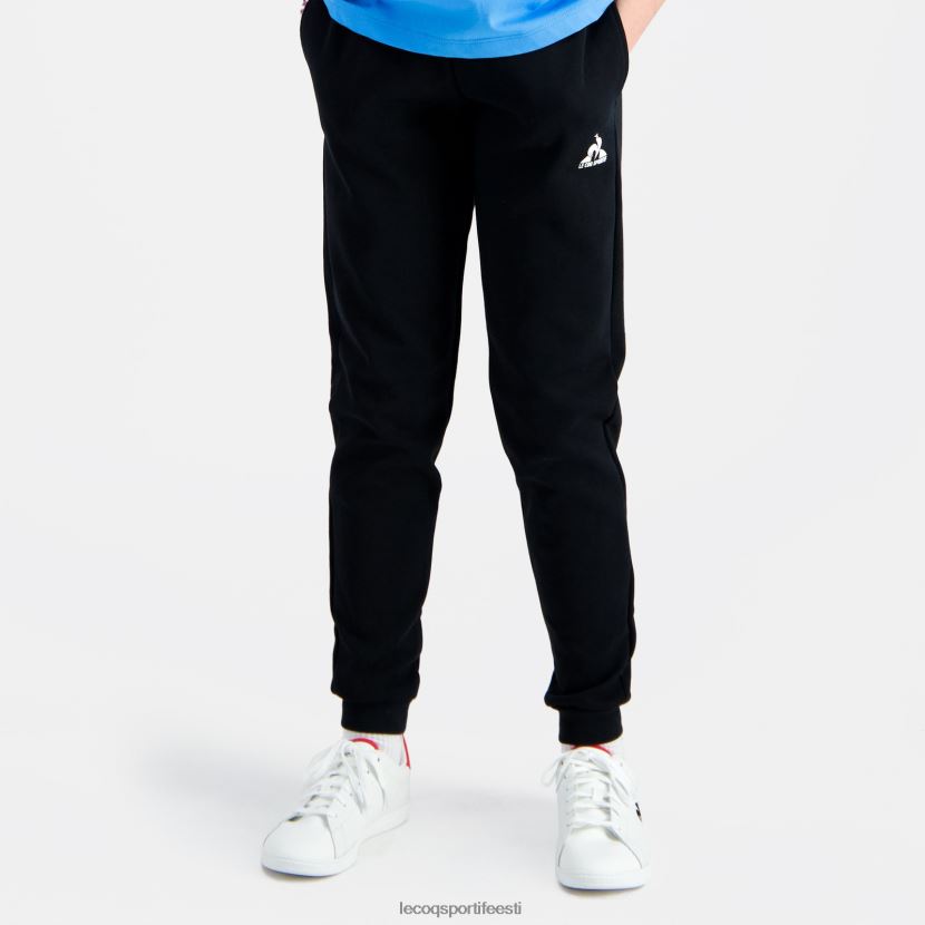 ee Le Coq Sportif Riietus lapsed püksid mustad must TT862D409