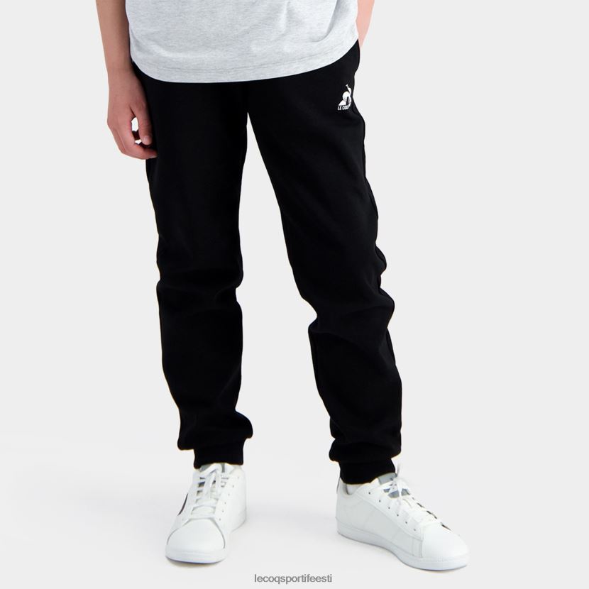 ee Le Coq Sportif Riietus lapsed püksid mustad must TT862D409