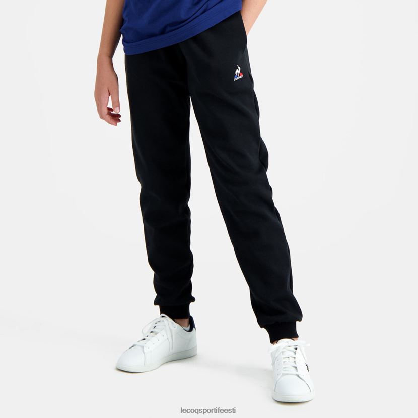 ee Le Coq Sportif Riietus lapsed püksid mustad must TT862D664
