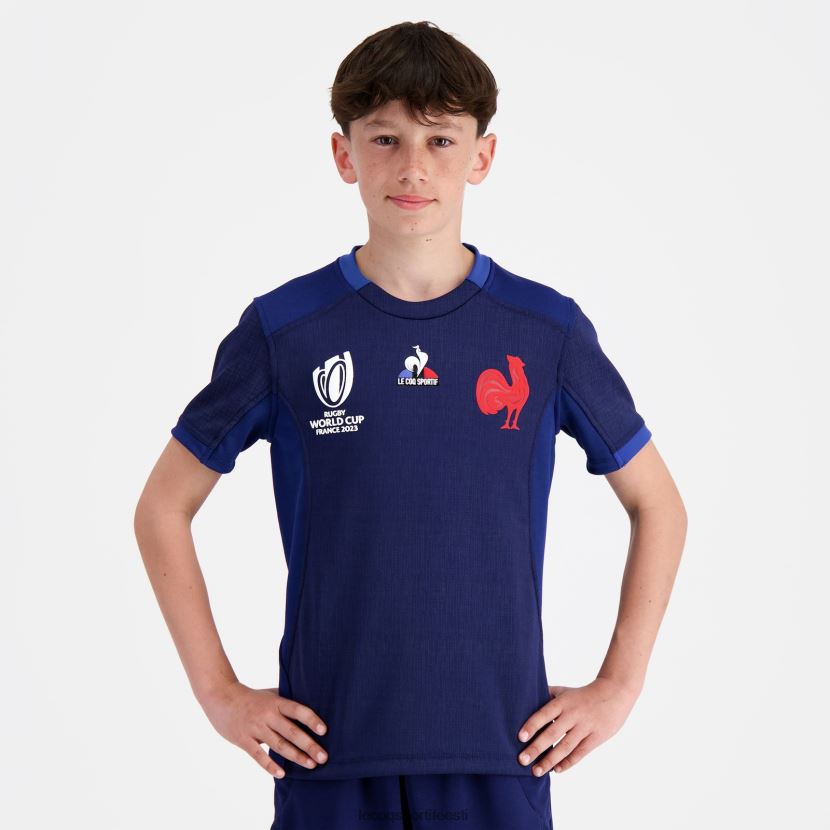 ee Le Coq Sportif Riietus lapsed replica jersey xv de france – ragbi maailmameistrivõistlused 2023 sinine sinine TT862D694