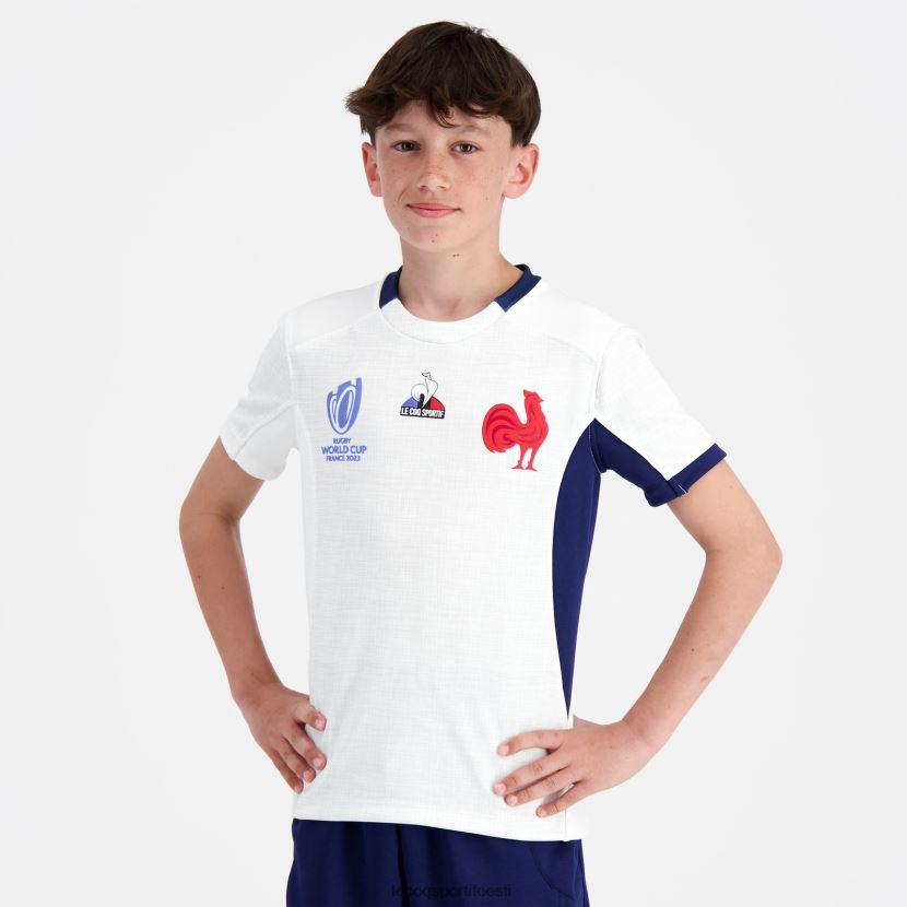ee Le Coq Sportif Riietus lapsed replica jersey xv de france – ragbi maailmameistrivõistlused 2023 valge valge TT862D695