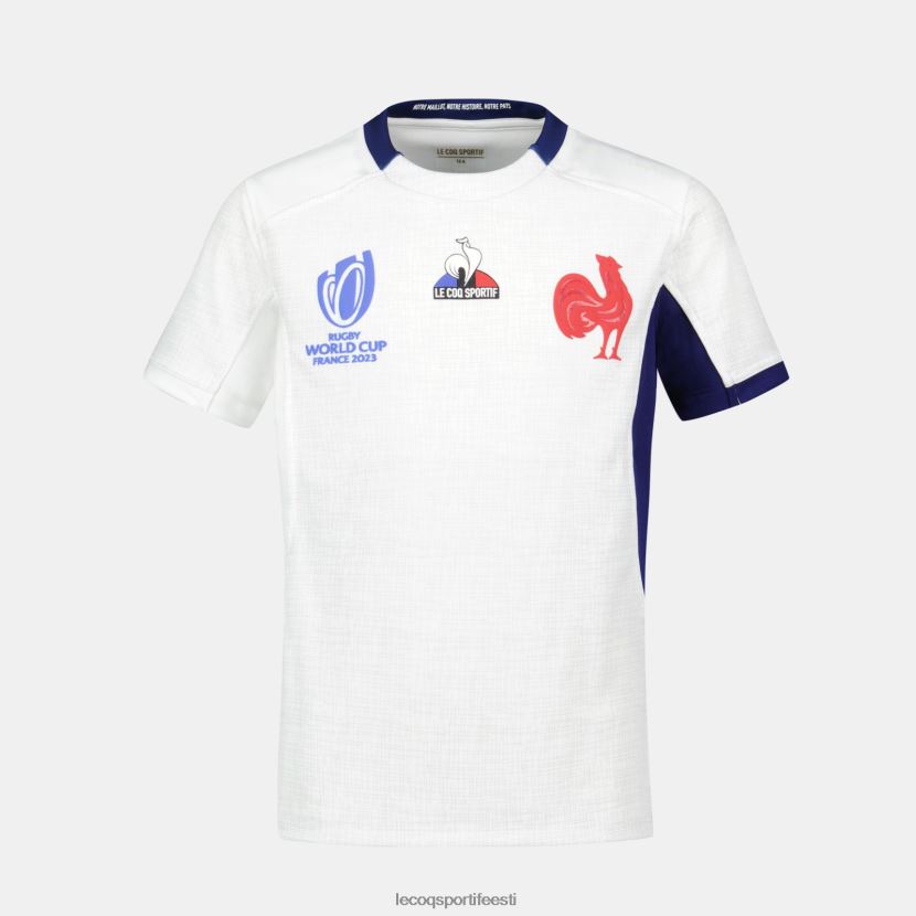 ee Le Coq Sportif Riietus lapsed replica jersey xv de france – ragbi maailmameistrivõistlused 2023 valge valge TT862D695