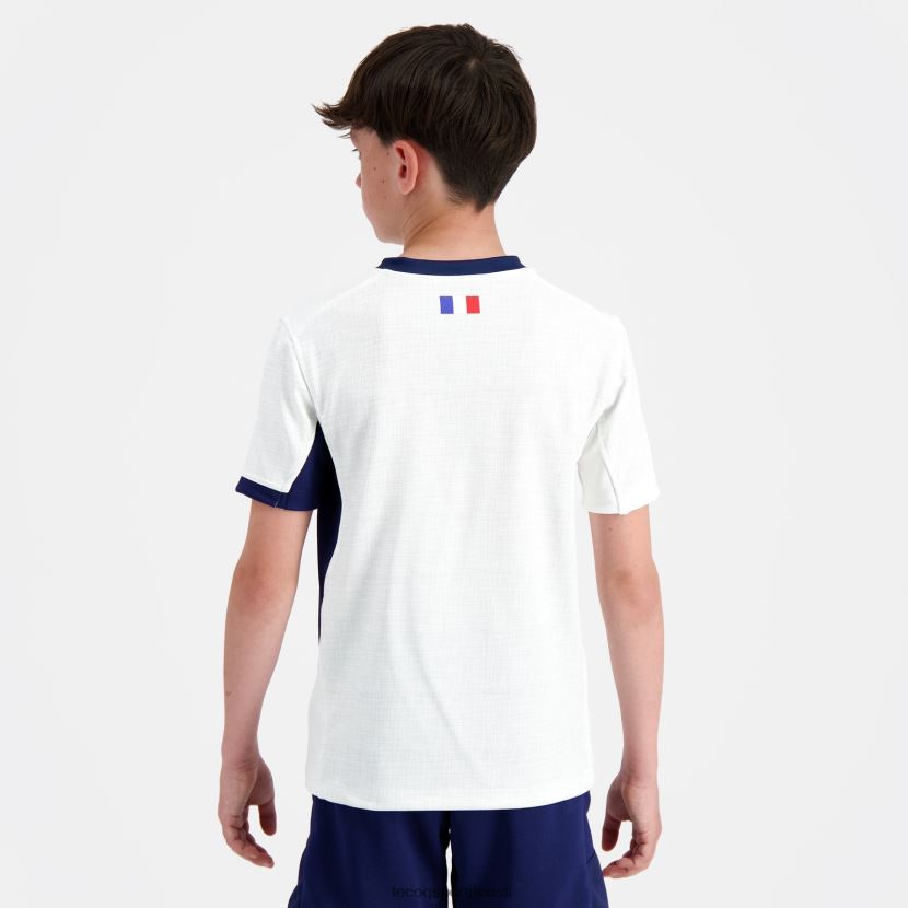 ee Le Coq Sportif Riietus lapsed replica jersey xv de france – ragbi maailmameistrivõistlused 2023 valge valge TT862D695