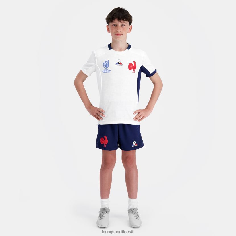 ee Le Coq Sportif Riietus lapsed replica jersey xv de france – ragbi maailmameistrivõistlused 2023 valge valge TT862D695