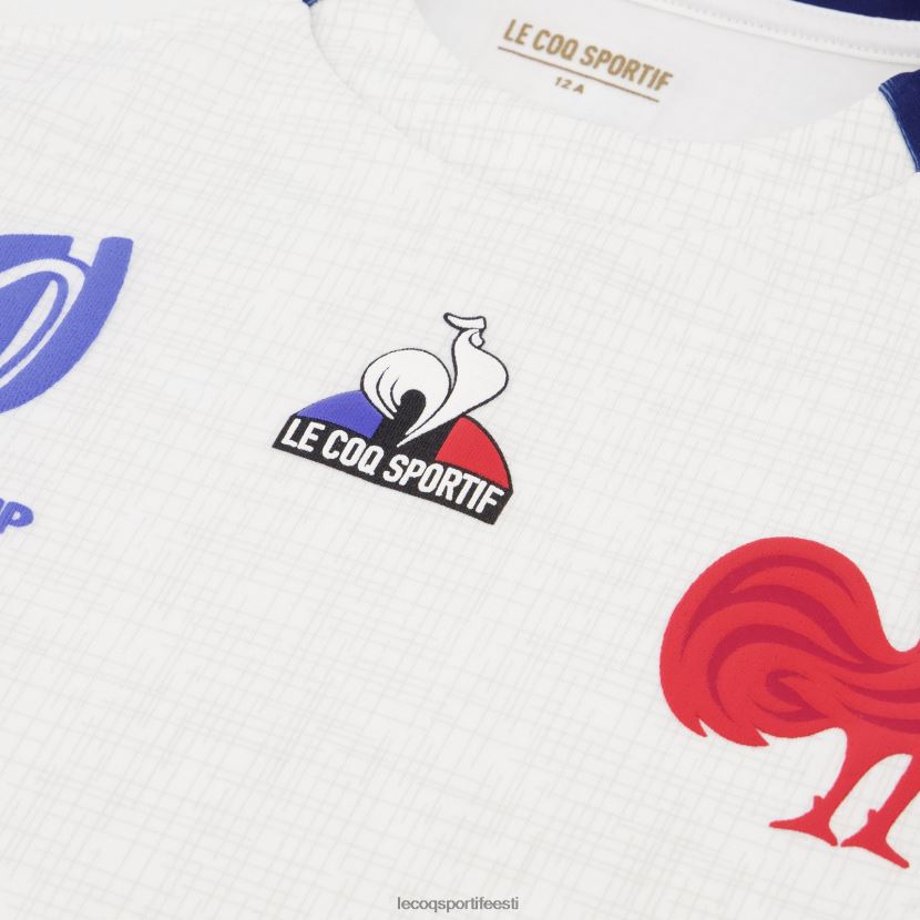 ee Le Coq Sportif Riietus lapsed replica jersey xv de france – ragbi maailmameistrivõistlused 2023 valge valge TT862D695