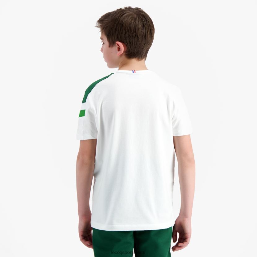 ee Le Coq Sportif Riietus lapsed t-särk valge valge TT862D382