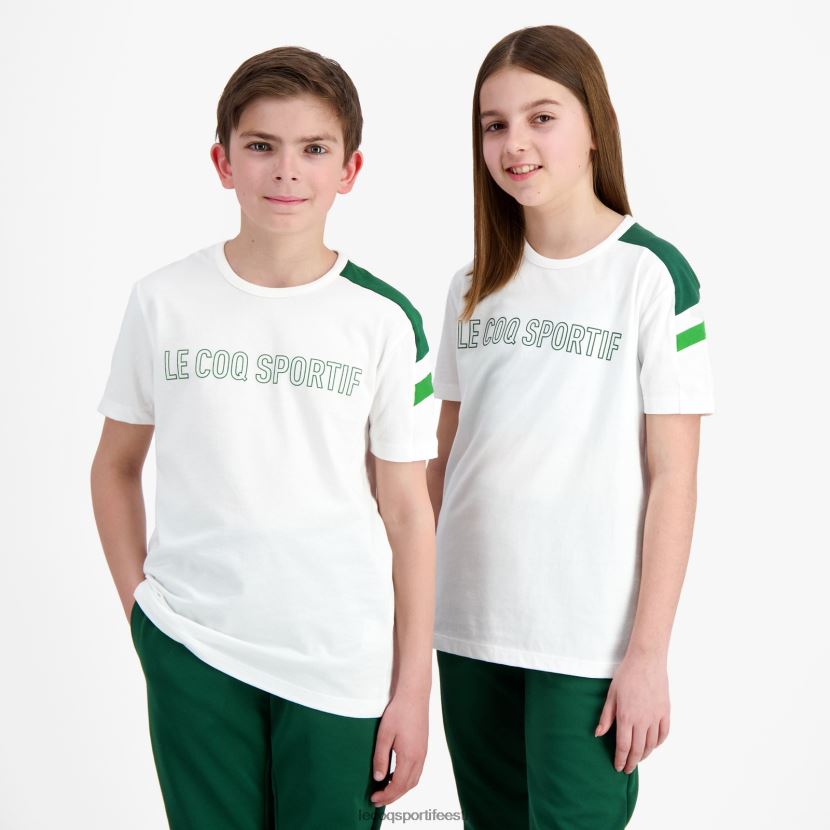 ee Le Coq Sportif Riietus lapsed t-särk valge valge TT862D382