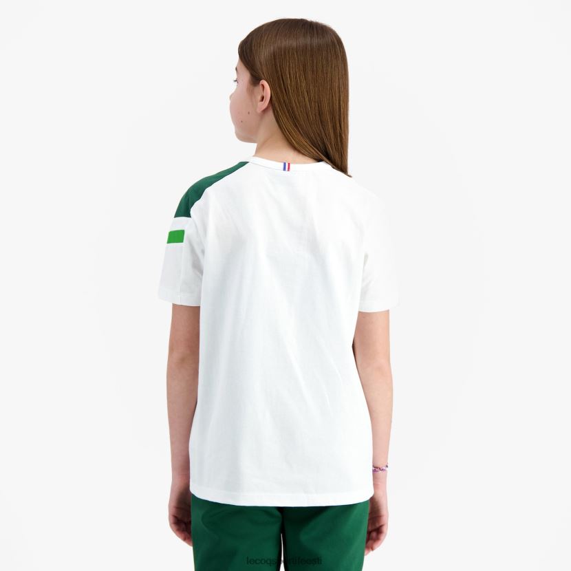 ee Le Coq Sportif Riietus lapsed t-särk valge valge TT862D382