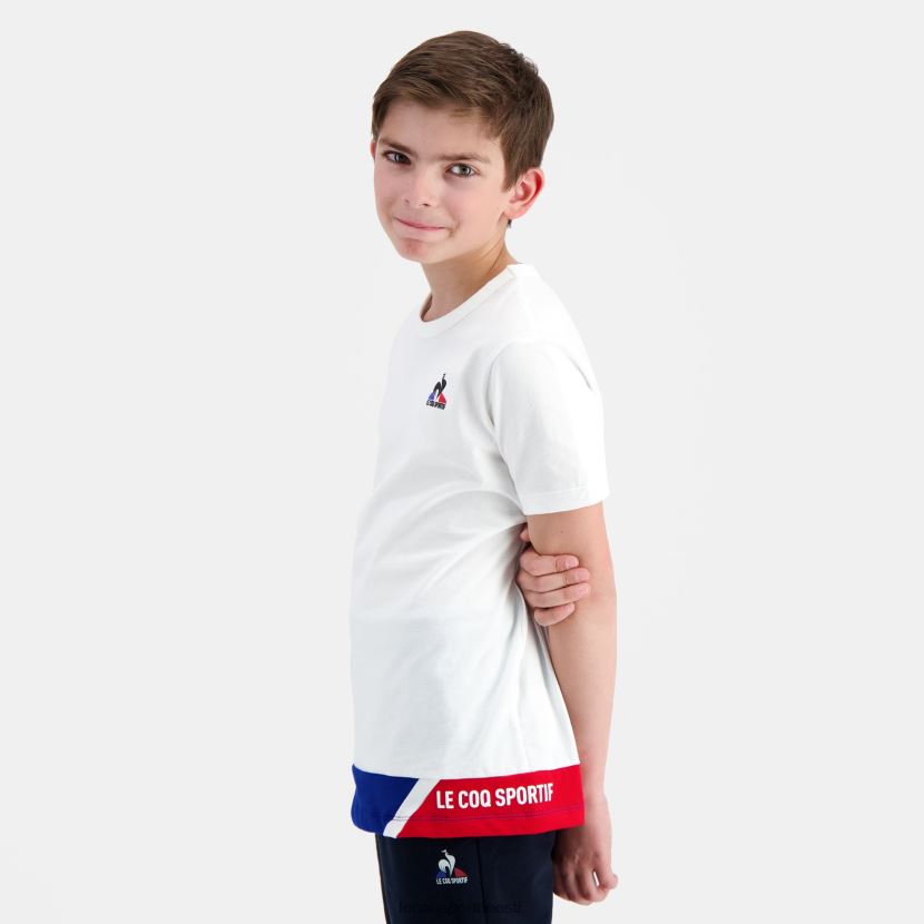 ee Le Coq Sportif Riietus lapsed t-särk valge valge TT862D383