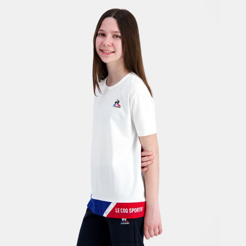 ee Le Coq Sportif Riietus lapsed t-särk valge valge TT862D383