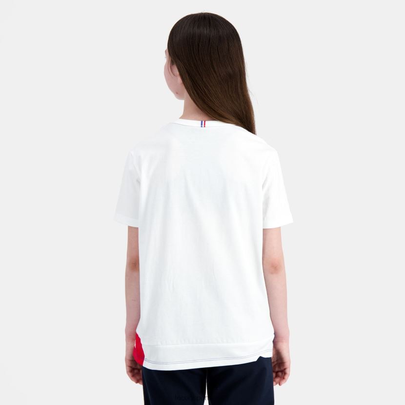 ee Le Coq Sportif Riietus lapsed t-särk valge valge TT862D383