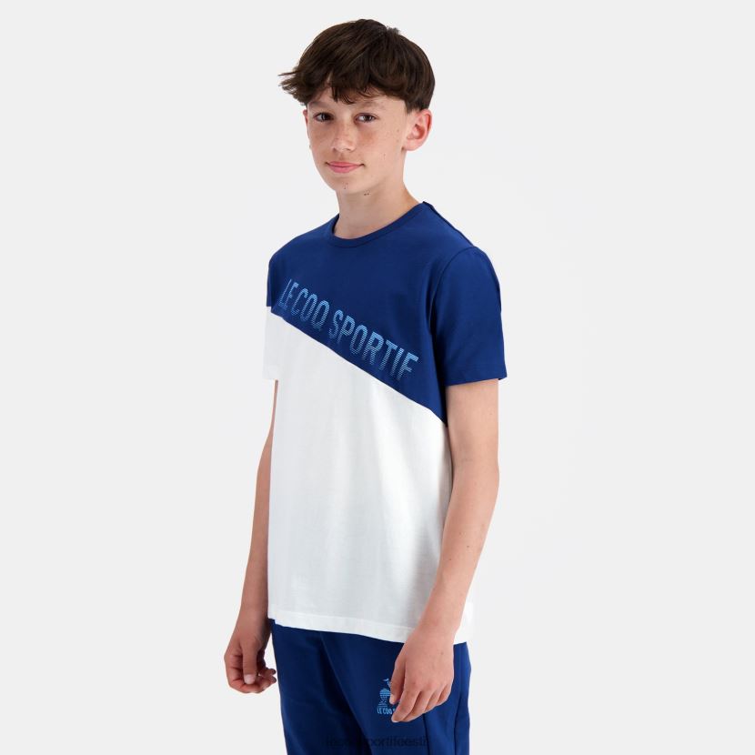 ee Le Coq Sportif Riietus lapsed t-särk valge valge TT862D387
