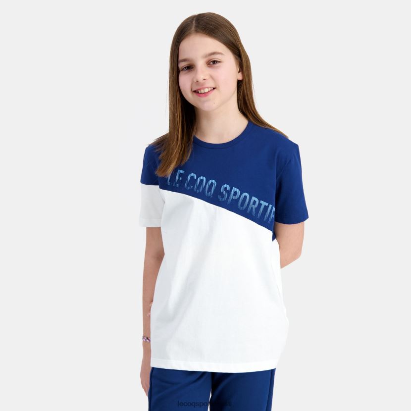 ee Le Coq Sportif Riietus lapsed t-särk valge valge TT862D387