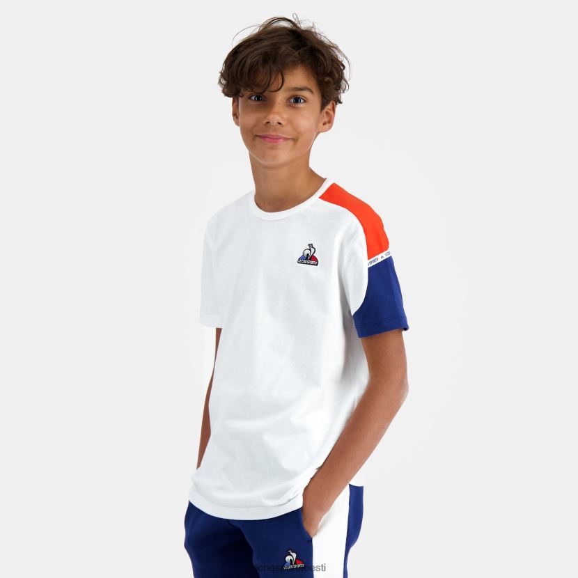 ee Le Coq Sportif Riietus lapsed t-särk valge valge TT862D649