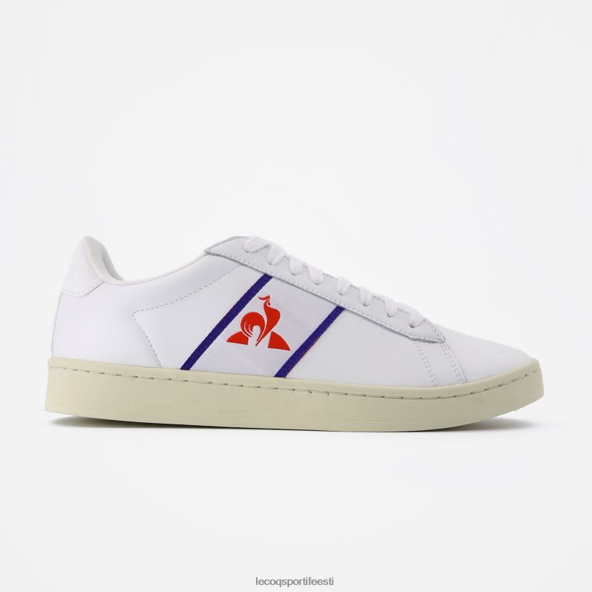 ee Le Coq Sportif kingad mehed kinga klassikaline pehme kolmevärviline valge valge TT862D550