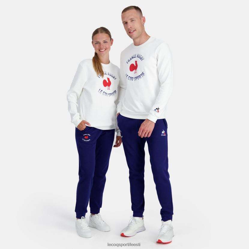 ee Le Coq Sportif Riietus mehed dressipluus - prantsusmaa ragbi valge valge TT862D3