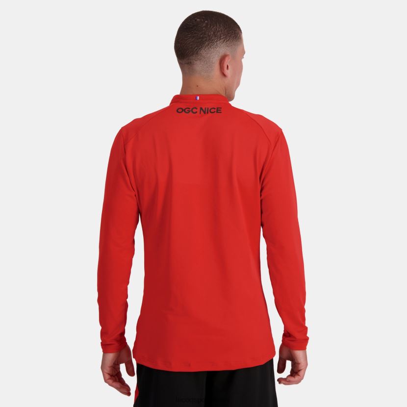 ee Le Coq Sportif Riietus mehed dressipluus punane punane TT862D16