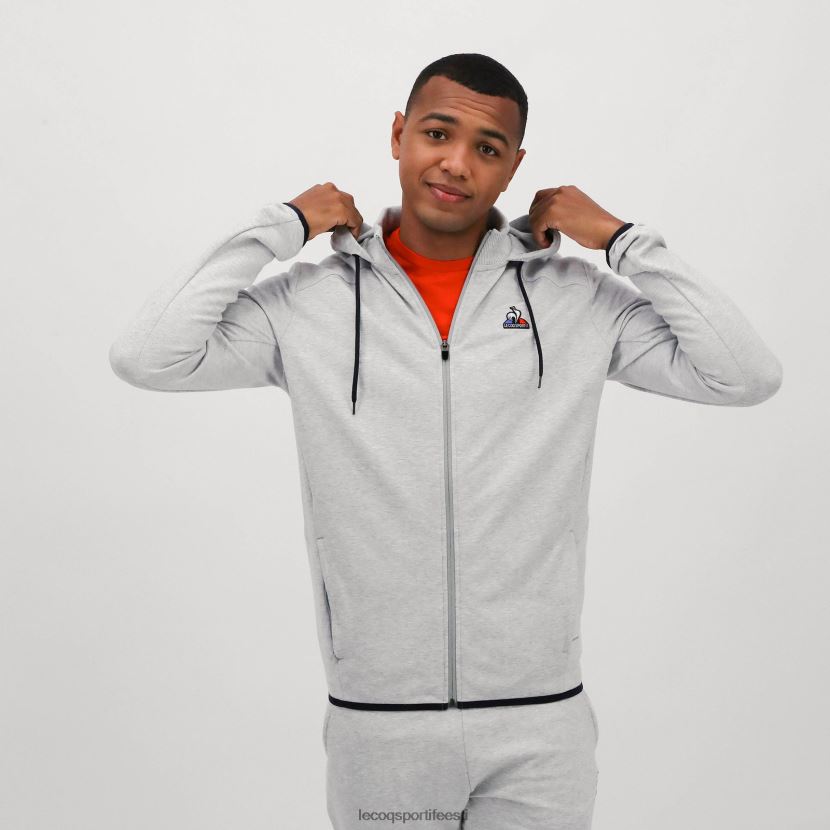 ee Le Coq Sportif Riietus mehed hall lukuga kapuutsiga dressipluus hall TT862D485