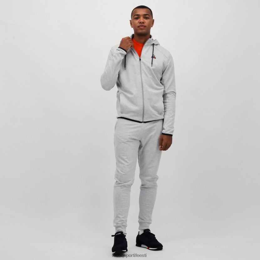 ee Le Coq Sportif Riietus mehed hall lukuga kapuutsiga dressipluus hall TT862D485