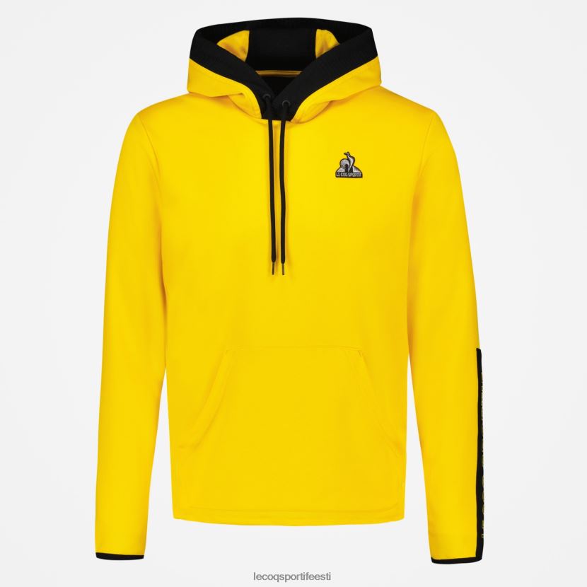 ee Le Coq Sportif Riietus mehed kapuutsiga dressipluus kollane kollane TT862D451