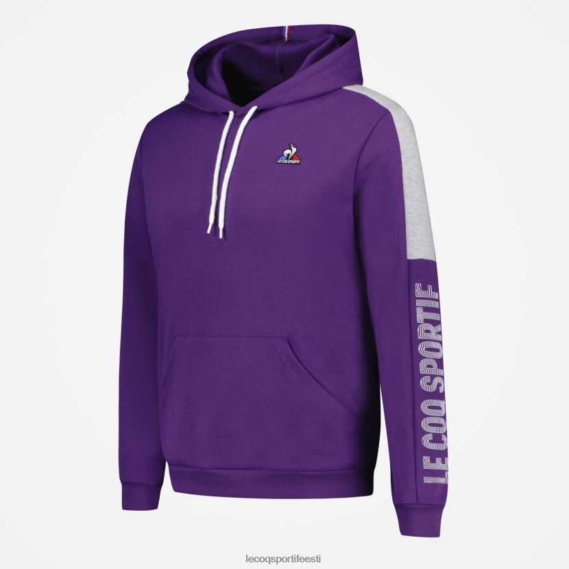 ee Le Coq Sportif Riietus mehed kapuutsiga dressipluus lilla lilla TT862D442