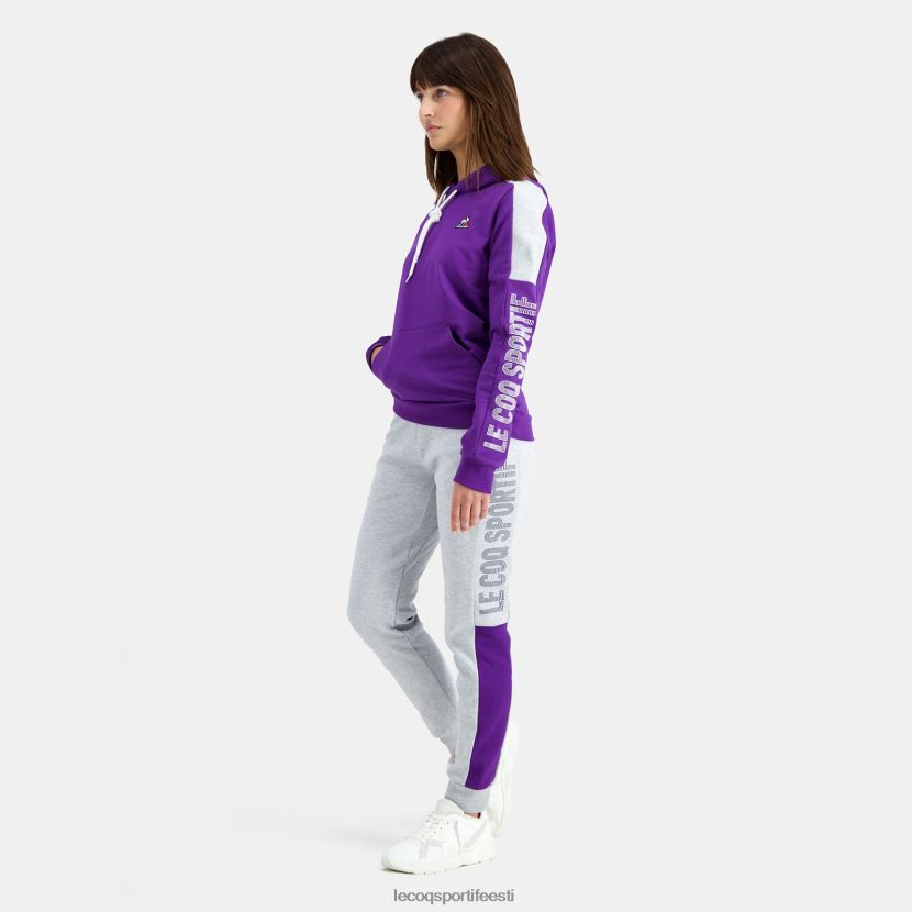ee Le Coq Sportif Riietus mehed kapuutsiga dressipluus lilla lilla TT862D442