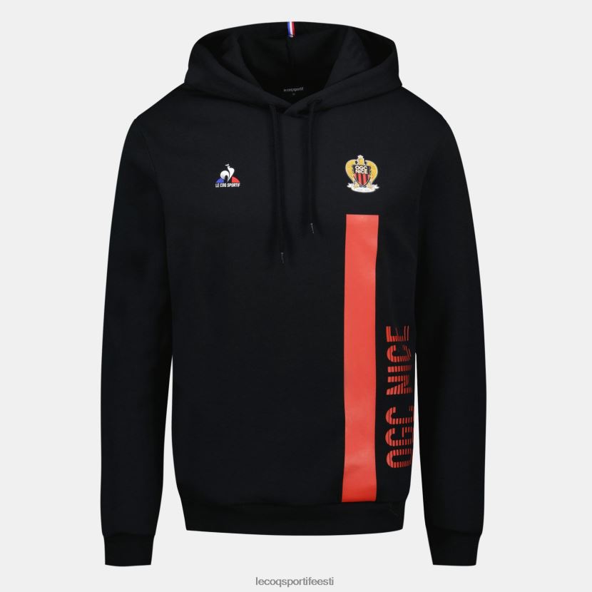 ee Le Coq Sportif Riietus mehed kapuutsiga dressipluus must must TT862D15