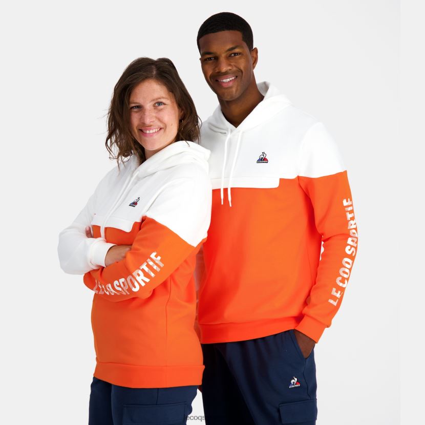 ee Le Coq Sportif Riietus mehed kapuutsiga dressipluus oranž oranž TT862D18