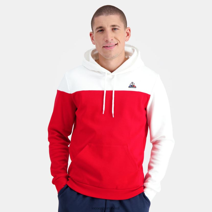 ee Le Coq Sportif Riietus mehed kapuutsiga dressipluus punane punane TT862D435