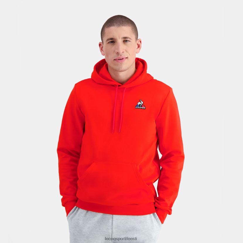 ee Le Coq Sportif Riietus mehed kapuutsiga dressipluus punane punane TT862D53