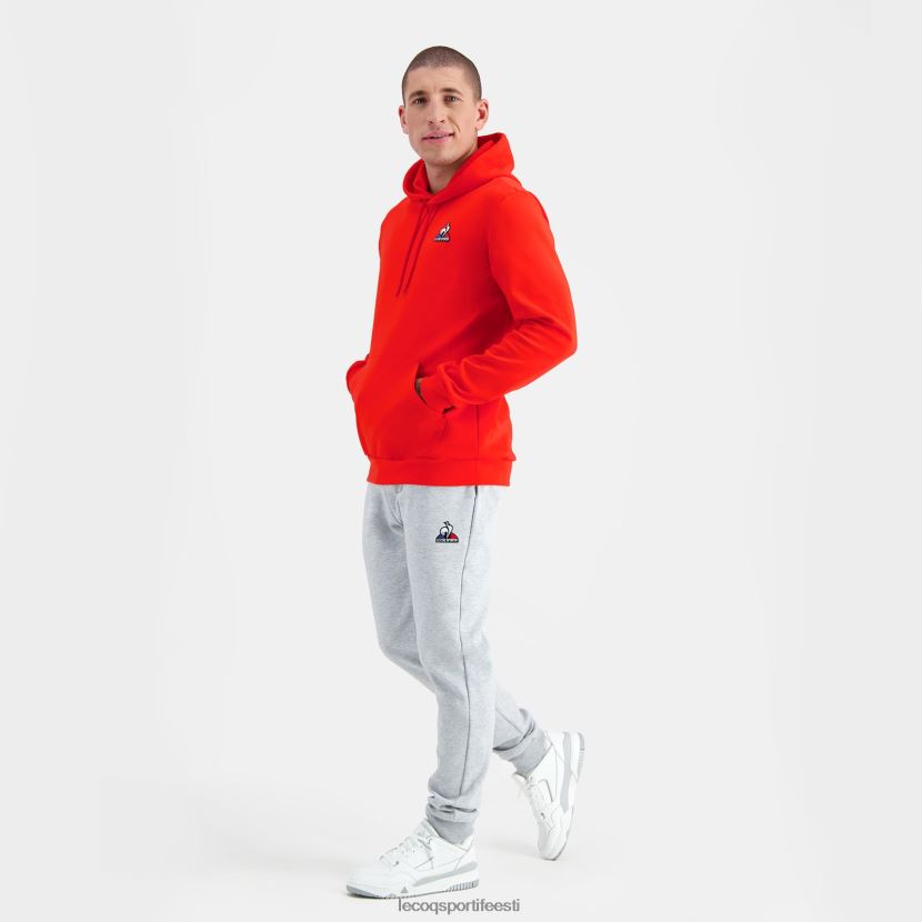 ee Le Coq Sportif Riietus mehed kapuutsiga dressipluus punane punane TT862D53