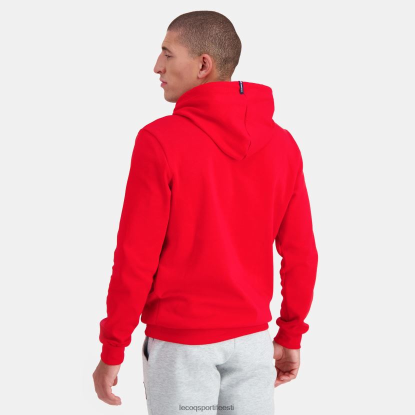 ee Le Coq Sportif Riietus mehed kapuutsiga dressipluus punane punane TT862D59