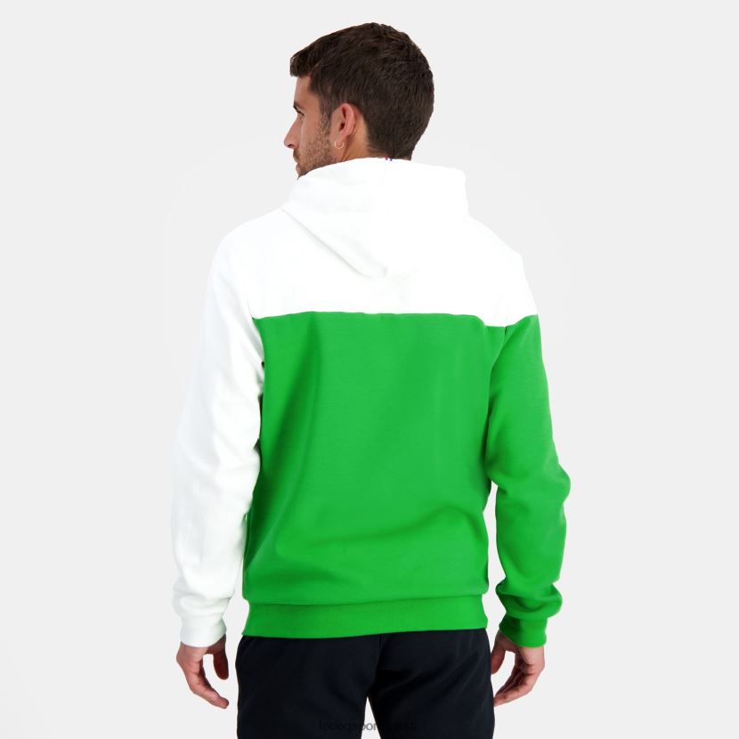 ee Le Coq Sportif Riietus mehed kapuutsiga dressipluus roheline roheline TT862D17