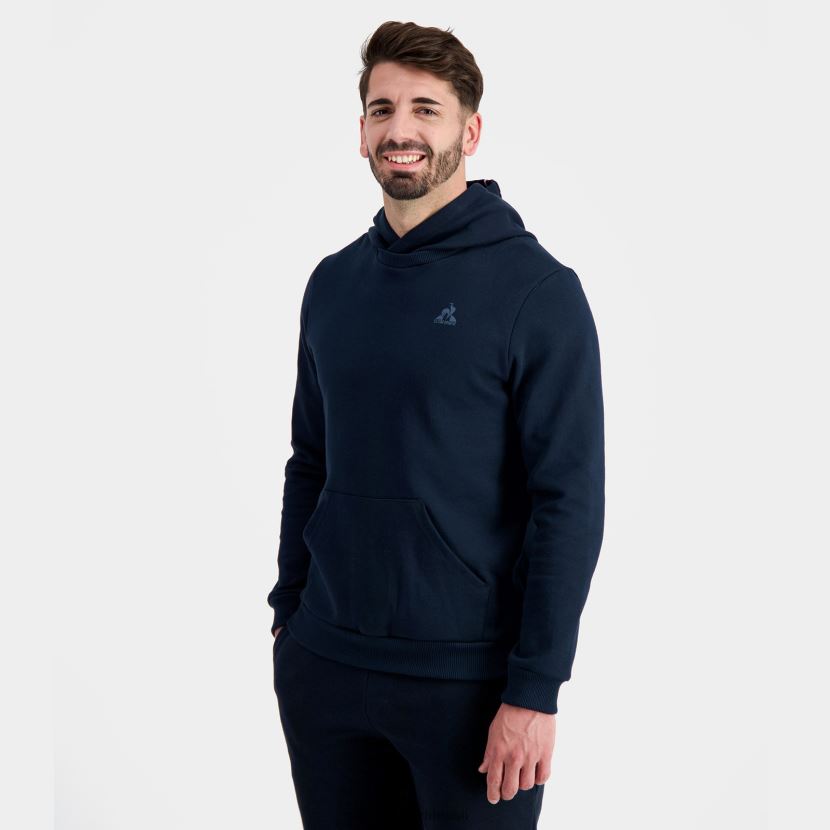 ee Le Coq Sportif Riietus mehed kapuutsiga dressipluus sinine sinine TT862D11