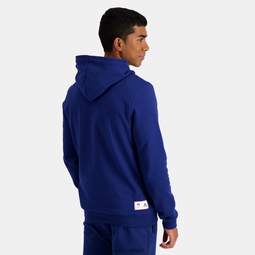 ee Le Coq Sportif Riietus mehed kapuutsiga dressipluus sinine sinine TT862D31