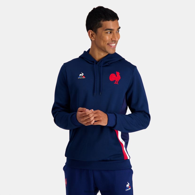 ee Le Coq Sportif Riietus mehed kapuutsiga dressipluus sinine sinine TT862D37