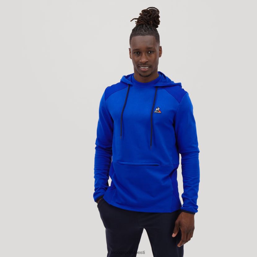 ee Le Coq Sportif Riietus mehed kapuutsiga dressipluus sinine sinine TT862D491