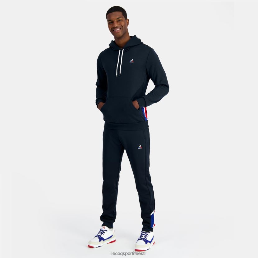 ee Le Coq Sportif Riietus mehed kapuutsiga dressipluus sinine sinine TT862D4