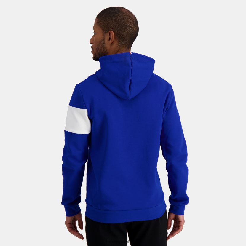 ee Le Coq Sportif Riietus mehed kapuutsiga dressipluus sinine sinine TT862D6