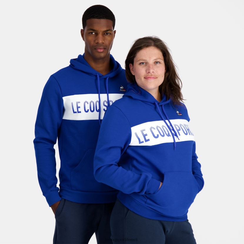 ee Le Coq Sportif Riietus mehed kapuutsiga dressipluus sinine sinine TT862D6