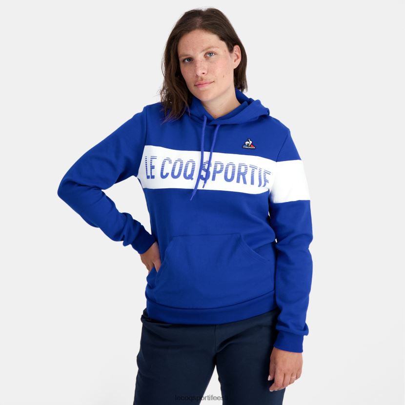 ee Le Coq Sportif Riietus mehed kapuutsiga dressipluus sinine sinine TT862D6
