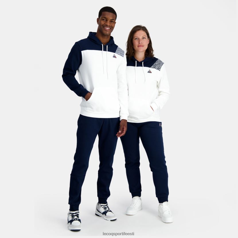 ee Le Coq Sportif Riietus mehed kapuutsiga dressipluus valge valge TT862D20