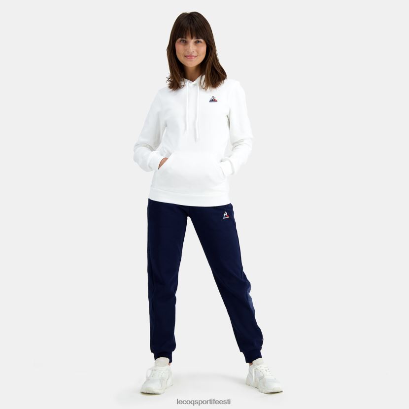 ee Le Coq Sportif Riietus mehed kapuutsiga dressipluus valge valge TT862D441