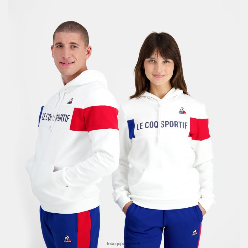 ee Le Coq Sportif Riietus mehed kapuutsiga dressipluus valge valge TT862D454