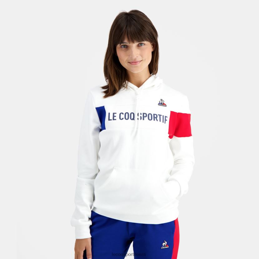 ee Le Coq Sportif Riietus mehed kapuutsiga dressipluus valge valge TT862D454